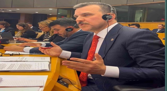 Esgin, Brükseldeki AB Parlamentosunda önemli mesajlar verdi
