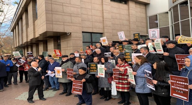 Eskişehirde su zammı protesto edildi