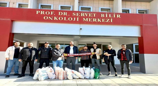 Eskişehirspor taraftarından anlamlı ziyaret