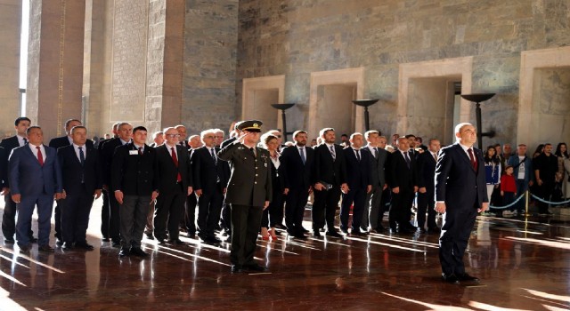 ESO, Atanın huzuruna çıktı, TOBBu ziyaret etti