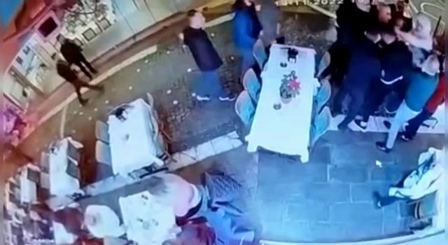 Fatihte 1 kişinin yaralandığı kavganın yeni görüntüleri ortaya çıktı