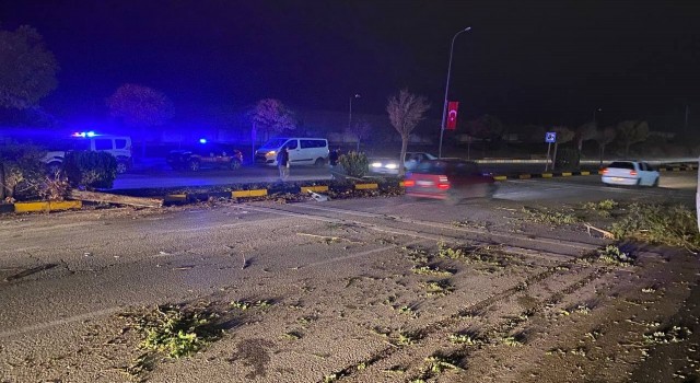 Gaziantepte çevik kuvvet aracı kaza yaptı: 5 yaralı