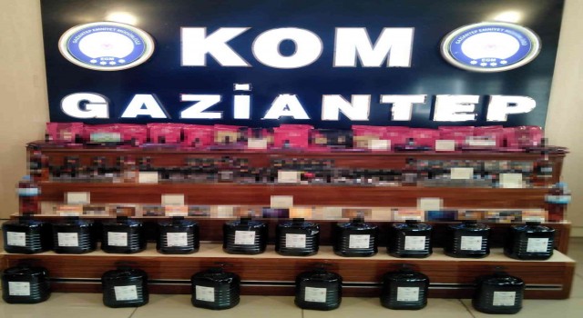 Gaziantepte çok miktarda kaçak malzeme ele geçirildi