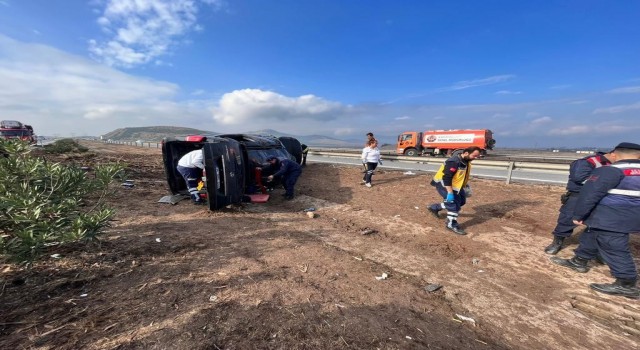 Gaziantepte minibüs yoldan çıktı: 1 ölü, 10 yaralı