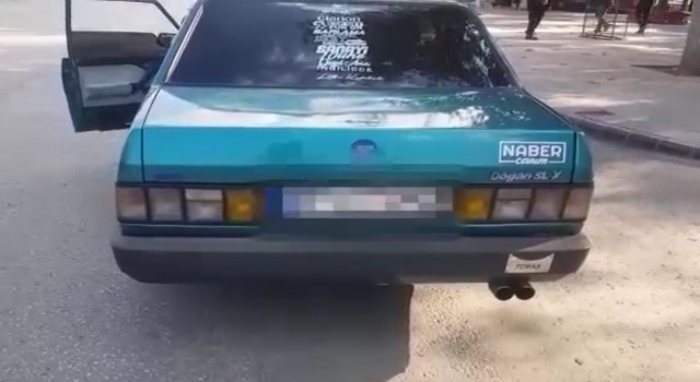 Gaziantepte modifiyeli araç sürücülerine ceza yağdı