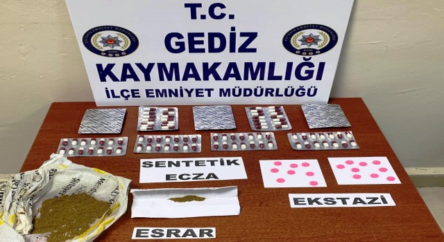 Gedizde uyuşturucu operasyonunda 5 gözaltı