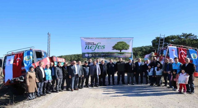Geleceğe Nefes için Kızılcahamamda 2000 fidan toprakla buluştu
