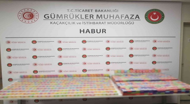 Habur Sınır Kapısında bini aşkın elektronik sigara ele geçirildi