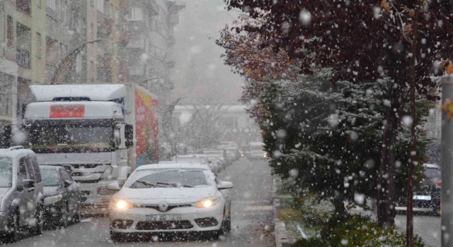 Hakkaride lapa lapa kar yağışı