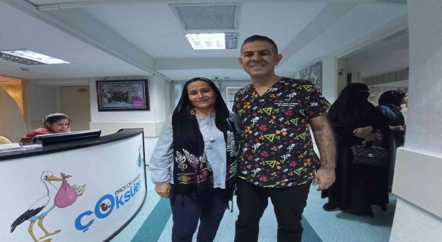 Hakkariden bebek umuduyla Diyarbakıra gelen çift sevinçli haberi aldı