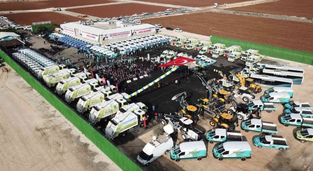 Haliliyeye 200 milyon TL değerinde 183 araç kazandırıldı