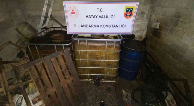 Hatayda 8 bin 500 litre kaçak akaryakıt ele geçirildi