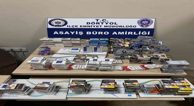 Hatayda kaçak sigara operasyonu
