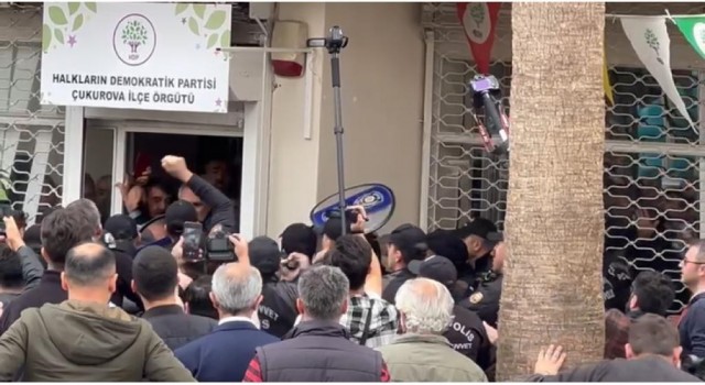 Hava harekatını protesto etmek isteyen HDPlilere polis izin vermedi