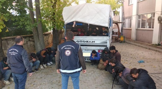 Hizanda 36 düzensiz göçmen yakalandı
