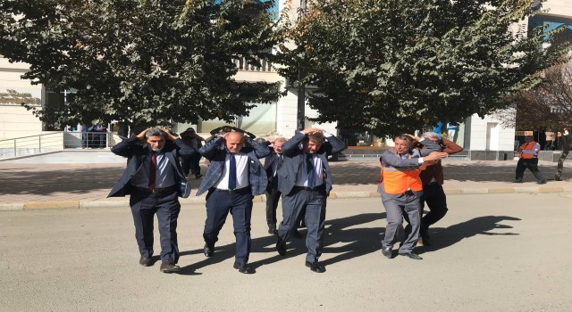 Iğdırda çök kapan tutun tatbikatı