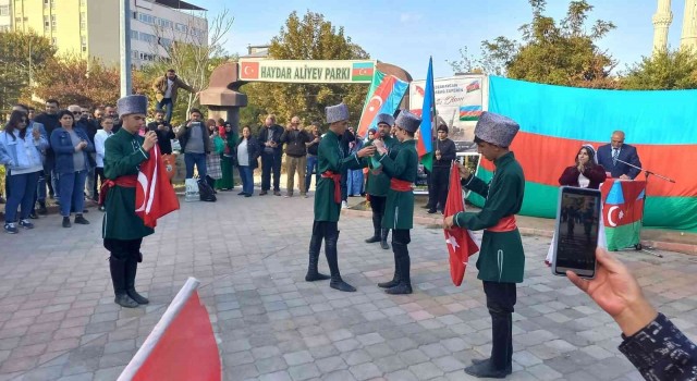Iğdırda Karabağ Zaferinin 2. yıl dönümü kutlandı