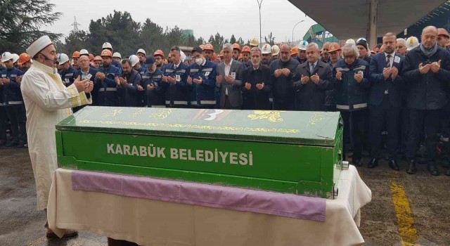 İş kazasında ölen işçi için KARDEMİRde tören düzenlendi