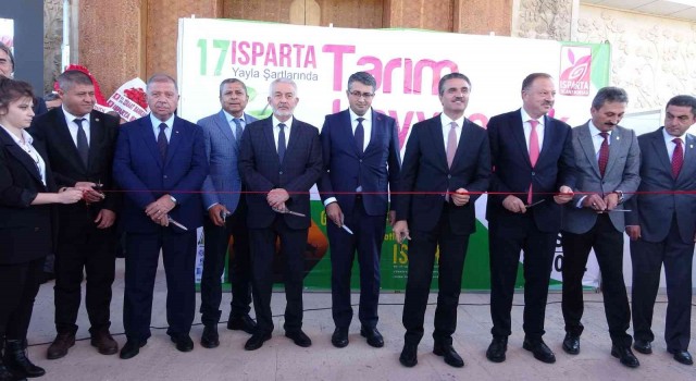 Ispartada Göller Bölgesi Yayla Şartlarında Tarım ve Hayvancılık Fuarı açıldı