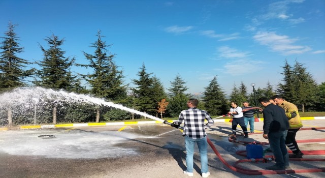İtfaiyeden İZAYDAŞa eğitim