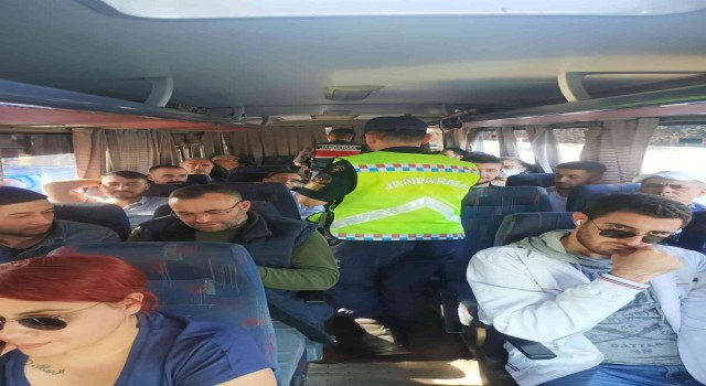 Jandarma yolculara KADESi tanıttı