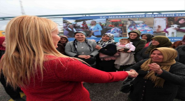 Kadın üreticilere küçükbaş hayvan ve yem desteği sağlandı