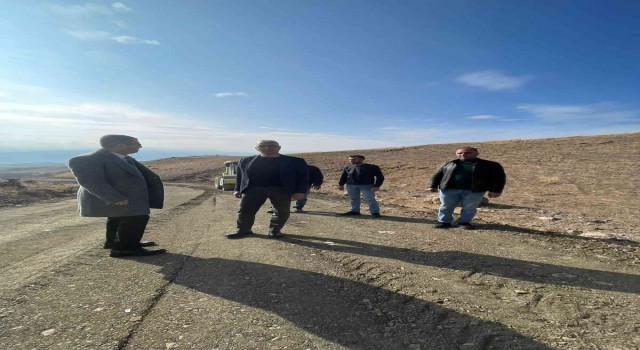 Kağızmanda yol çalışmaları sürüyor