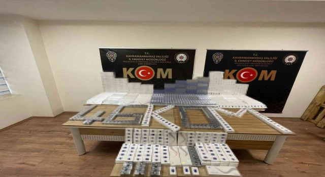 Kahramanmaraşta 4 bin adet kaçak sigara ele geçirildi