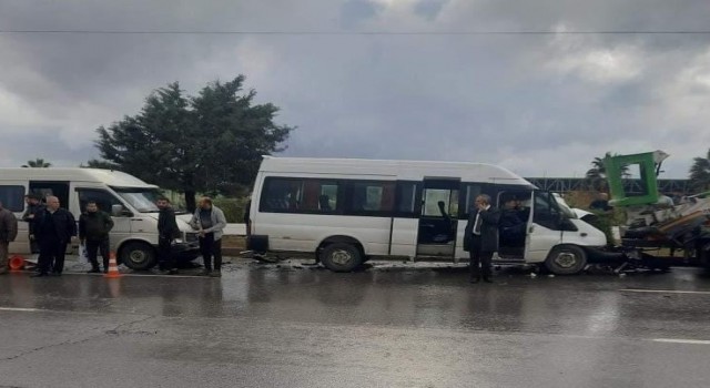 Kahramanmaraşta trafik kazası: 11 yaralı