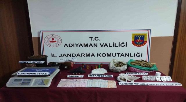 Kahta ilçesinde uyuşturucu operasyonu