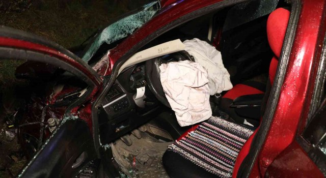 Kapıkule yolunda otomobil tır ile çarpıştı: 5 yaralı