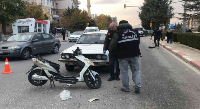 Karamanda otomobilin çarptığı bisiklet sürücüsü ağır yaralandı