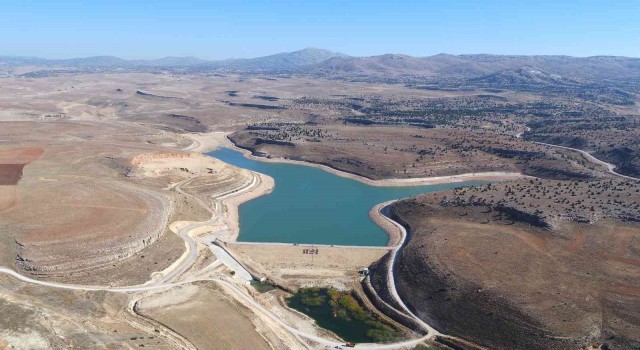 Karamanda Taşkale Göletinden 4 bin dekar arazi sulanacak