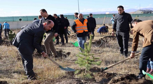 Kars Adliyesinde fidan dikimi yapıldı