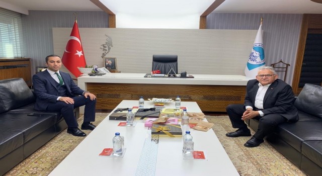 Kaymakam Günerden Başkan Büyükkılıça teşekkür ziyareti