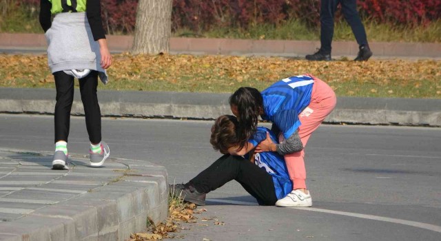Kayseride ağlatan koşu