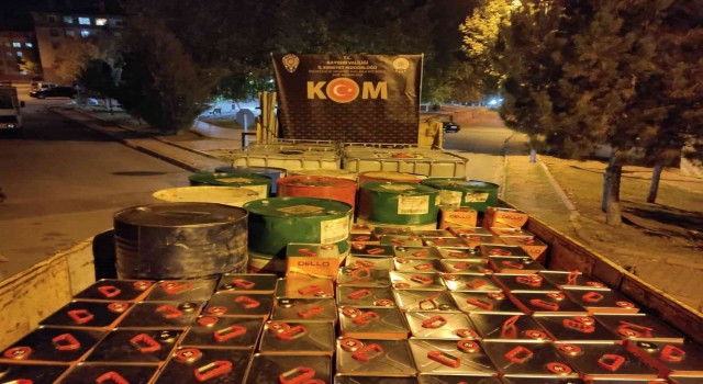 Kayseride eş zamanlı karışımlı akaryakıt operasyonu: 11 ton ele geçirildi