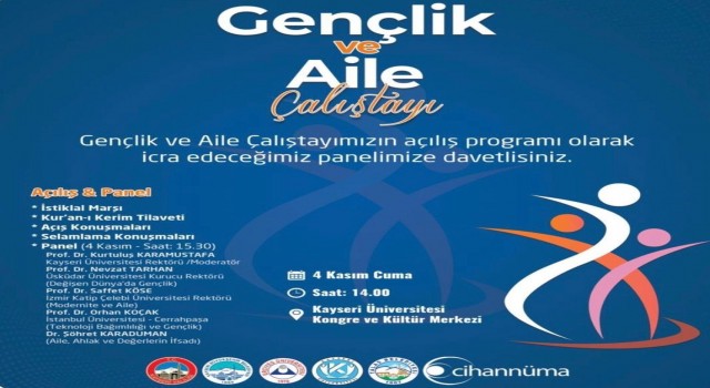 Kayseride Gençlik ve Aile Çalıştayı