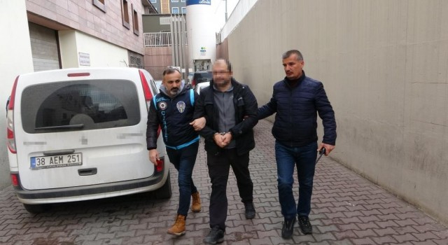 Kayserideki cinayetin zanlısı tutuklandı