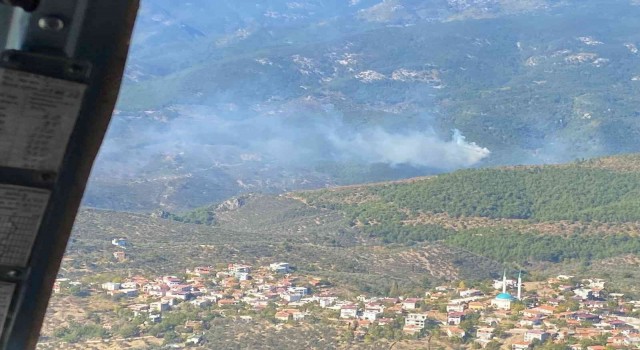 Kazdağlarında orman yangını başladı