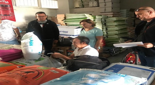 Kimyasal gübre bayilerinde denetim yapıldı