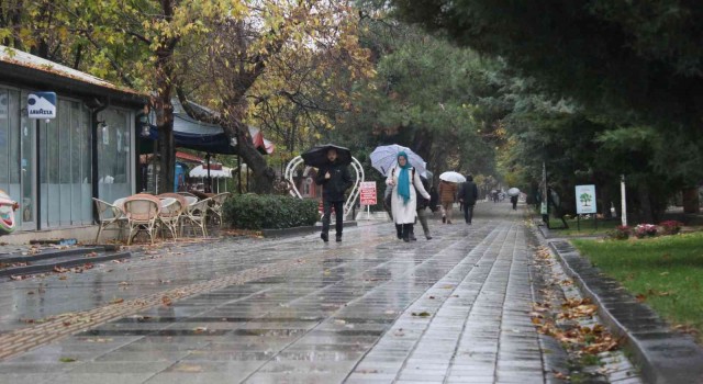 Kırklarelinde sağanak yağış