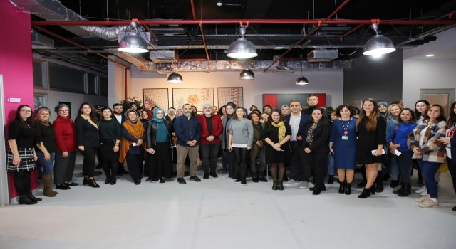 Küçükçekmecede Güzel sanatlar akademisi öğrencilerinden ‘gelenek resim sergisi