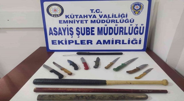 Kütahyada “Dar Bölge” asayiş uygulaması