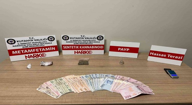 Kütahyada uyuşturucu operasyonunda 2 gözaltı