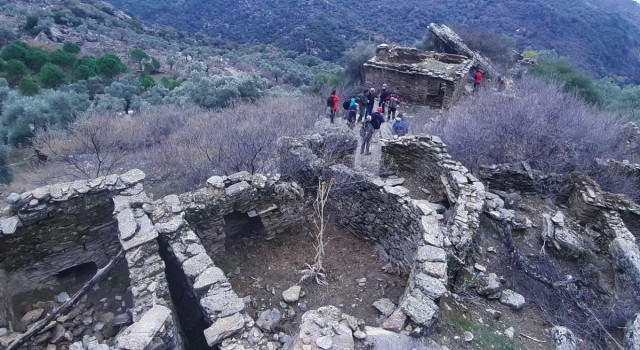 Latmosta zeytincilik yapılan yerleşim yerleri harabeye dönüyor