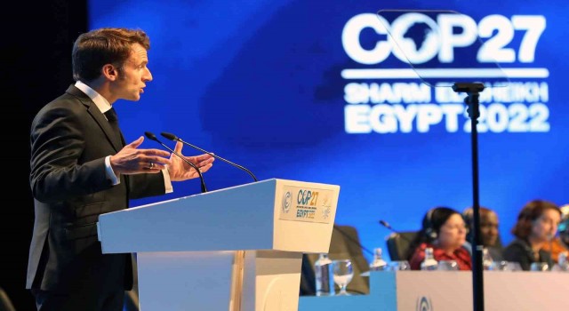 Macron, dünya liderlerini çevre ve savaş gibi konularda bölünmekten kaçınmaya çağırdı