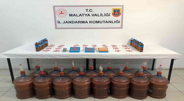Malatyada 292 litre sahte içki ele geçirildi