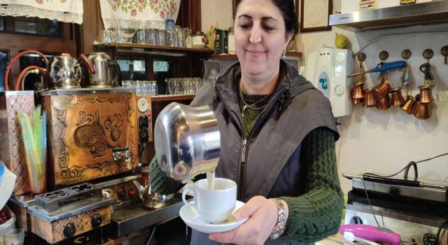Manda sütünden salep yaptı, çok talep görüyor