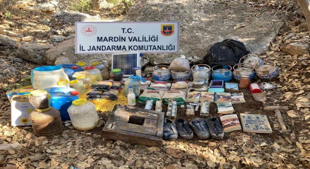 Mardinde terör operasyonu: 10 kilo patlayıcı ele geçirildi